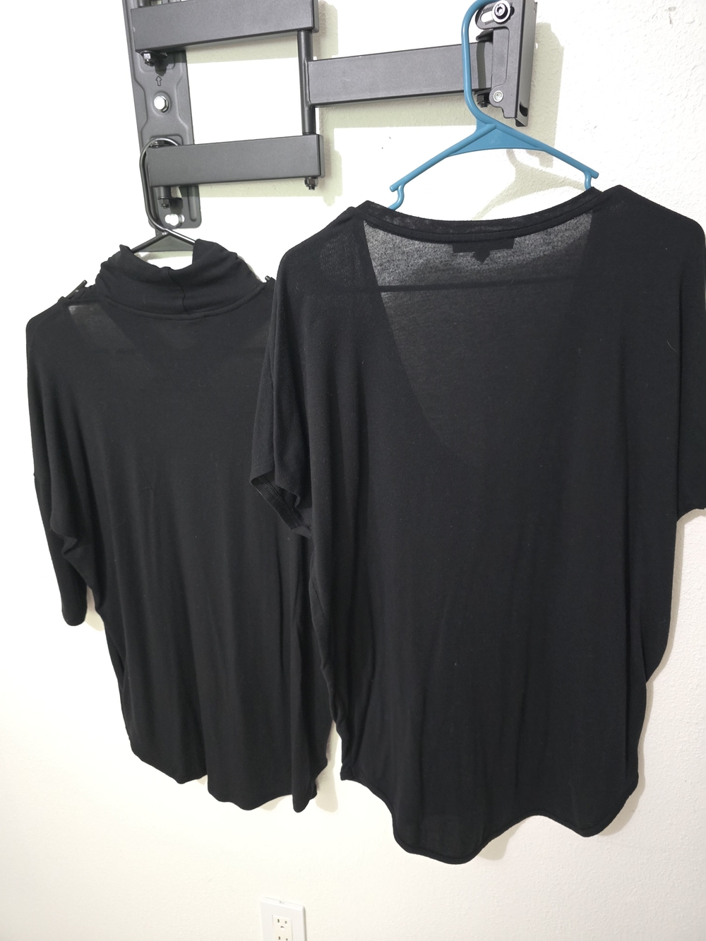Express Black Short Sleeve & Mock Neck Tops Bundle (2) Sz M